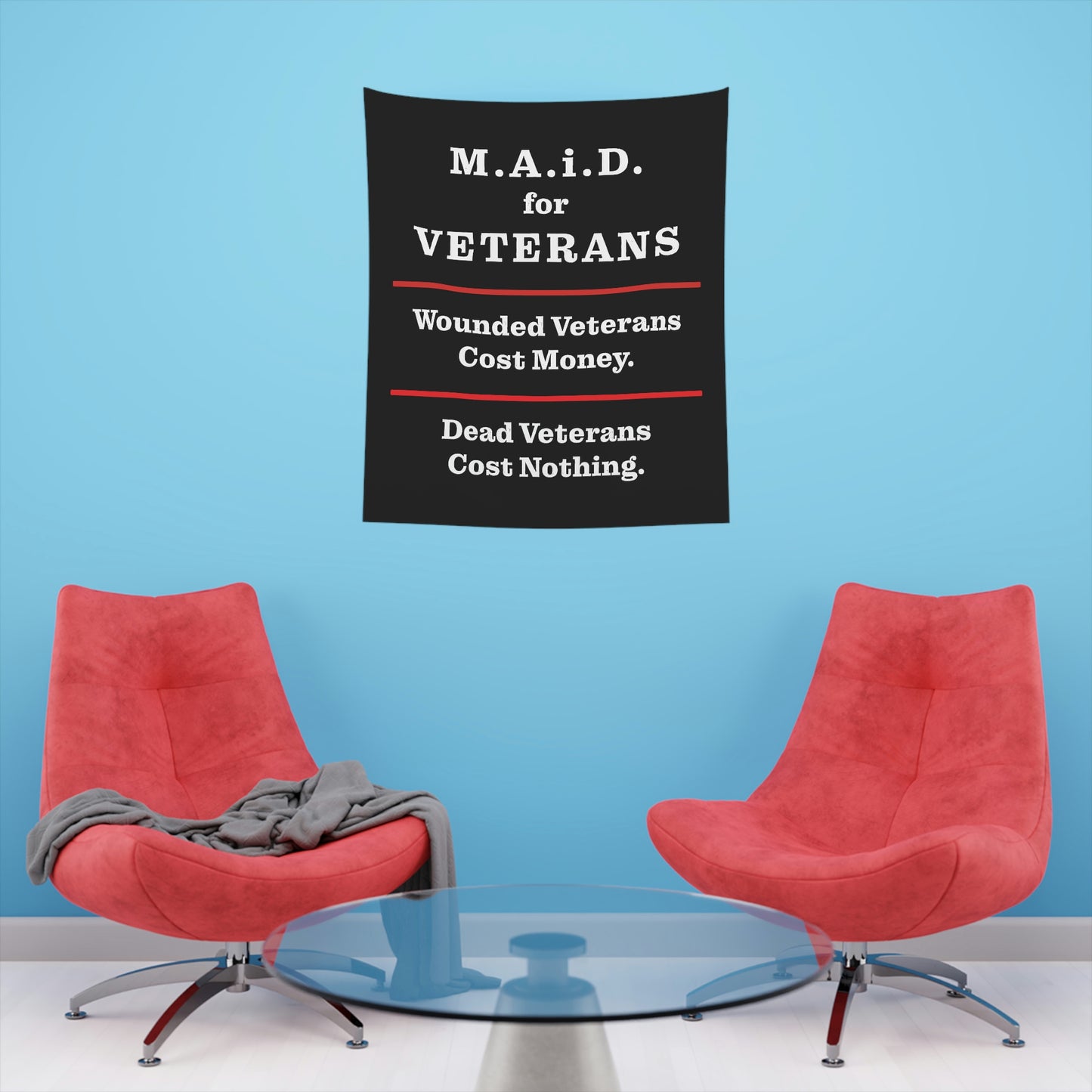 M.A.i.D. for Veterans - Wall Tapestry